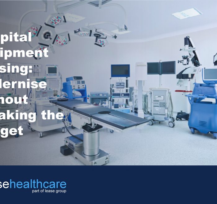 Image of hospital equipment to illustrate the benefit of hospital equipment leasing